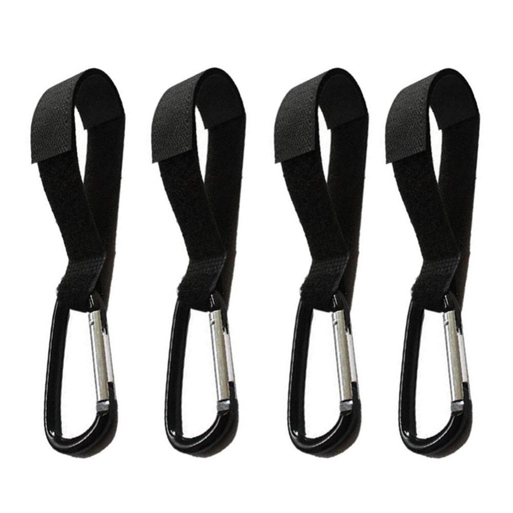 4pcs/Set Stroller Hooks Wheelchair Stroller Pram Carriage Bag Hanger Hook Baby Strollers Shopping Bag Clip Stroller Accessories