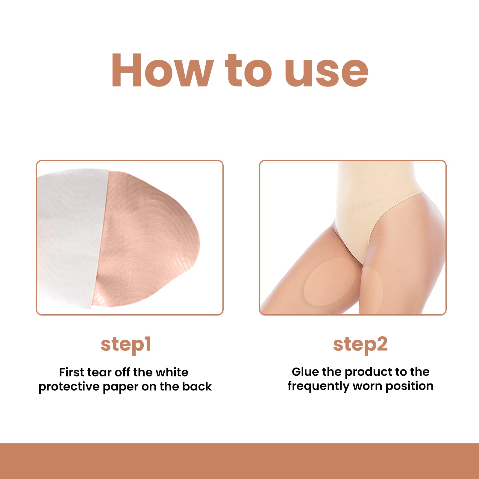 EELHOE Thigh Anti-Wear Adhesive Invisible Non-Trace Anti-Friction High Elastic Anti-Wear Adhesive For Inner Thigh And Lower Leg