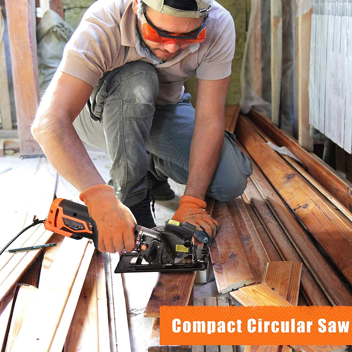 5.8A 3500RPM Mini Circular Saw