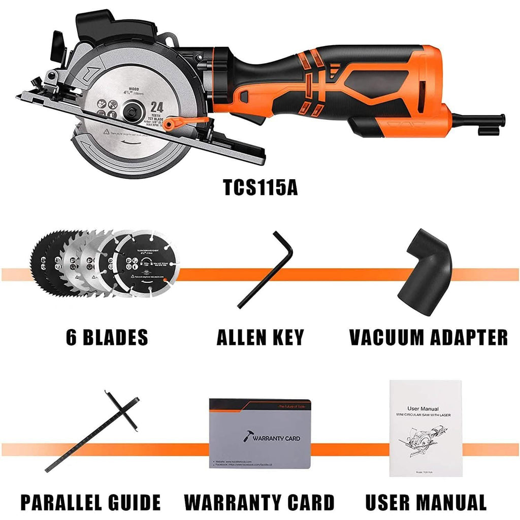 5.8A 3500RPM Mini Circular Saw