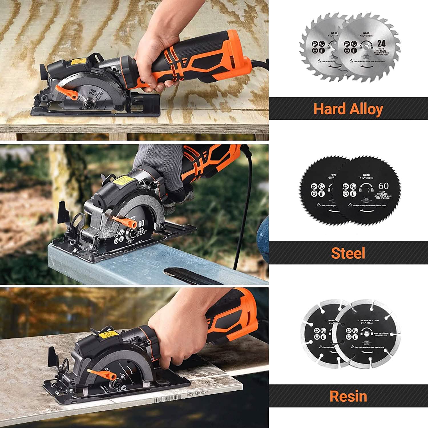 5.8A 3500RPM Mini Circular Saw