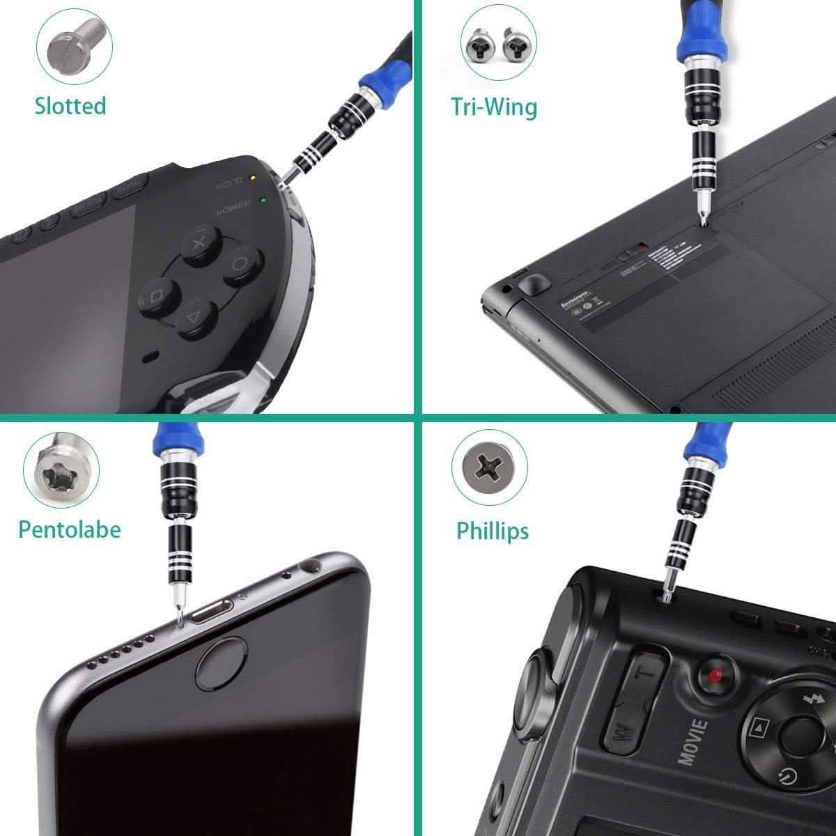 59-in-1 Precision Screwdriver Bits Set