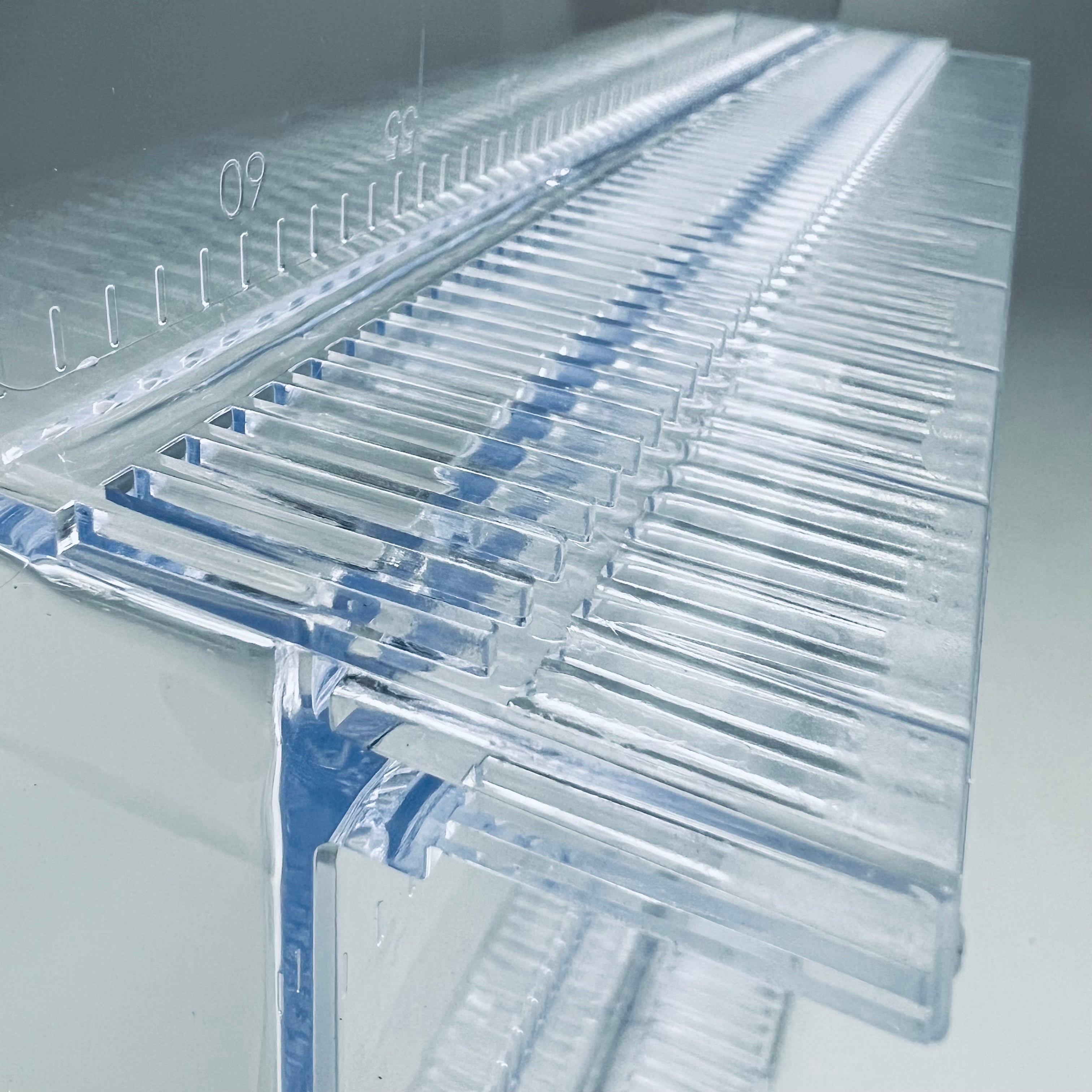 SIFFRON Merchandising Display Ulta Tiered Shelf Containers Clear 15 Pack 7809330930