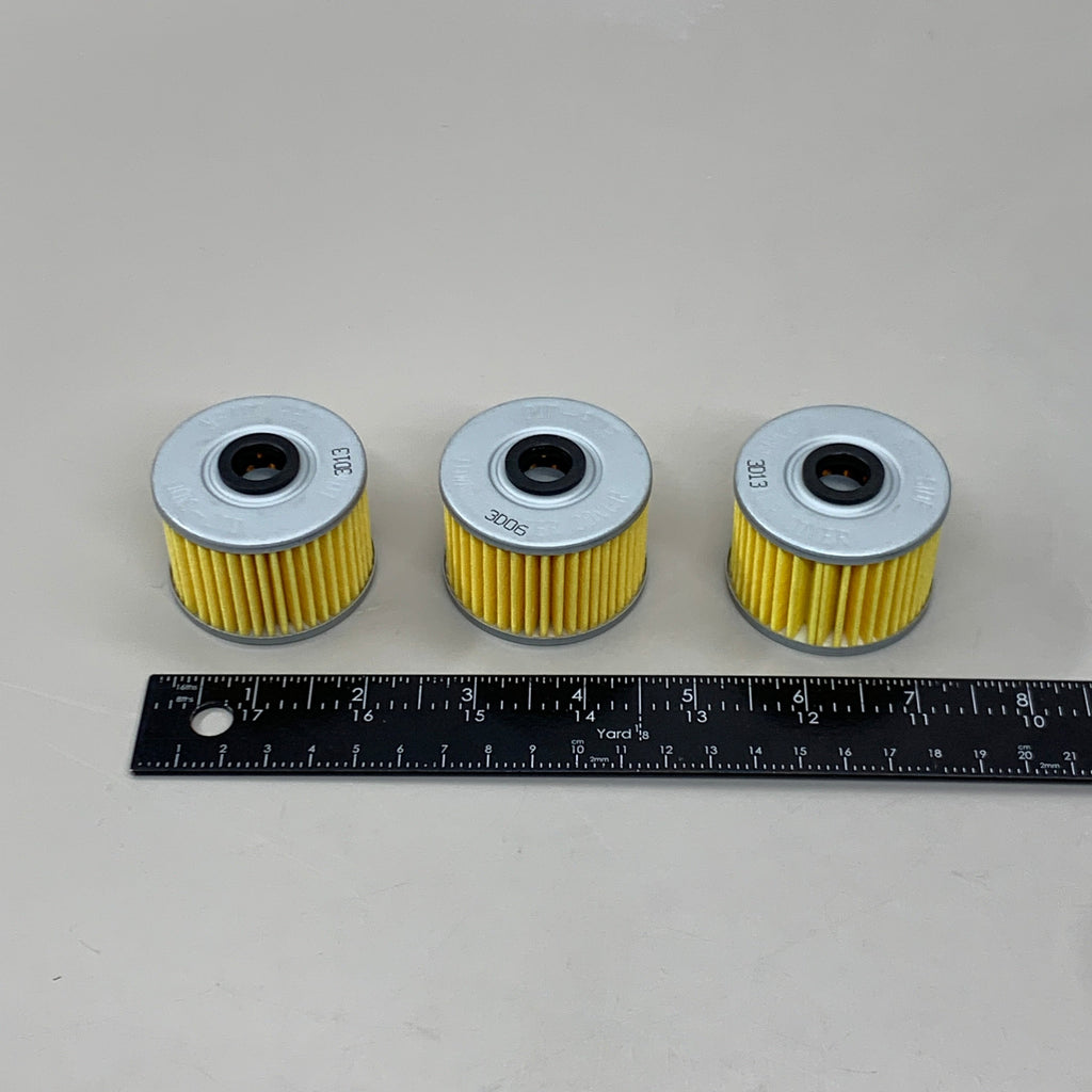 HONDA 3 PACK! Oil Filter Element ATC250SX ATC350X EZ90 GB500 15410-KF0-315 OEM