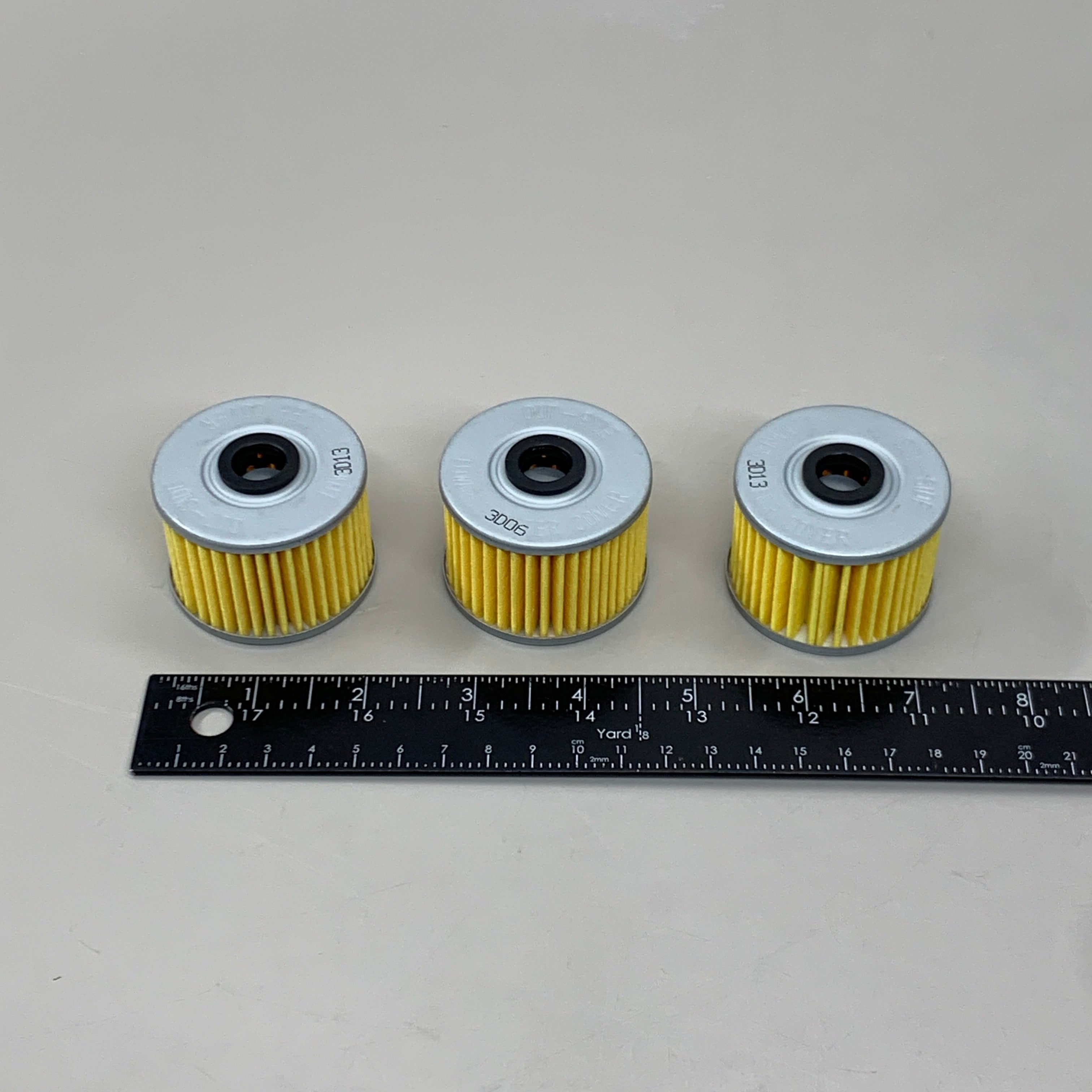 HONDA 3 PACK! Oil Filter Element ATC250SX ATC350X EZ90 GB500 15410-KF0-315 OEM