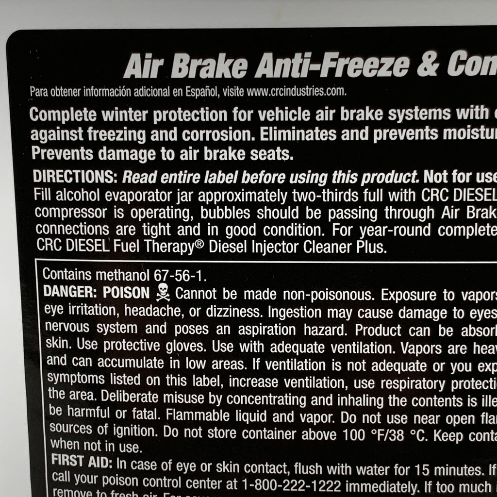 CRC Diesel Air Brake Anti-Freeze & Conditioner Winter Protection 1 Gallon 1003820