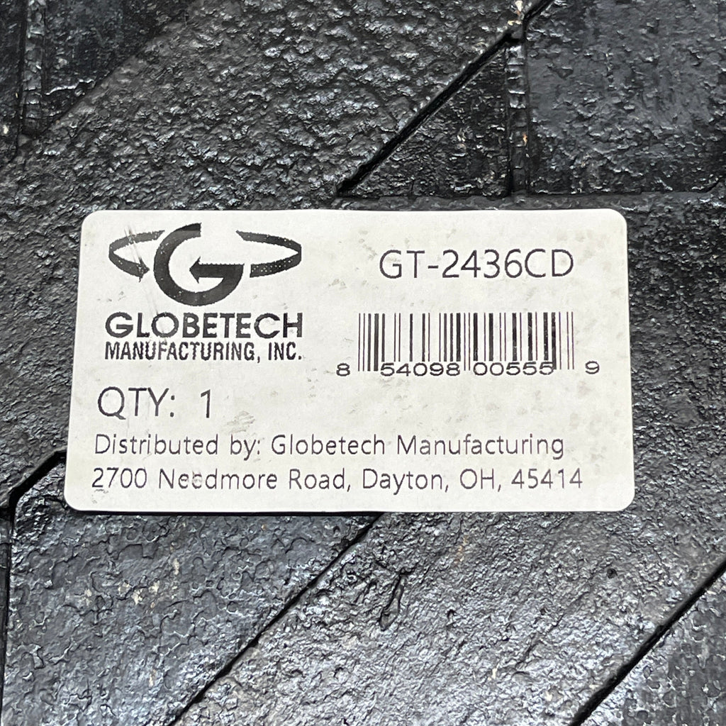 GLOBETECH 2-PACK! Rubber Mud Flaps 1/2" Thick x 24" W x 36" L Black 2436CD (New)
