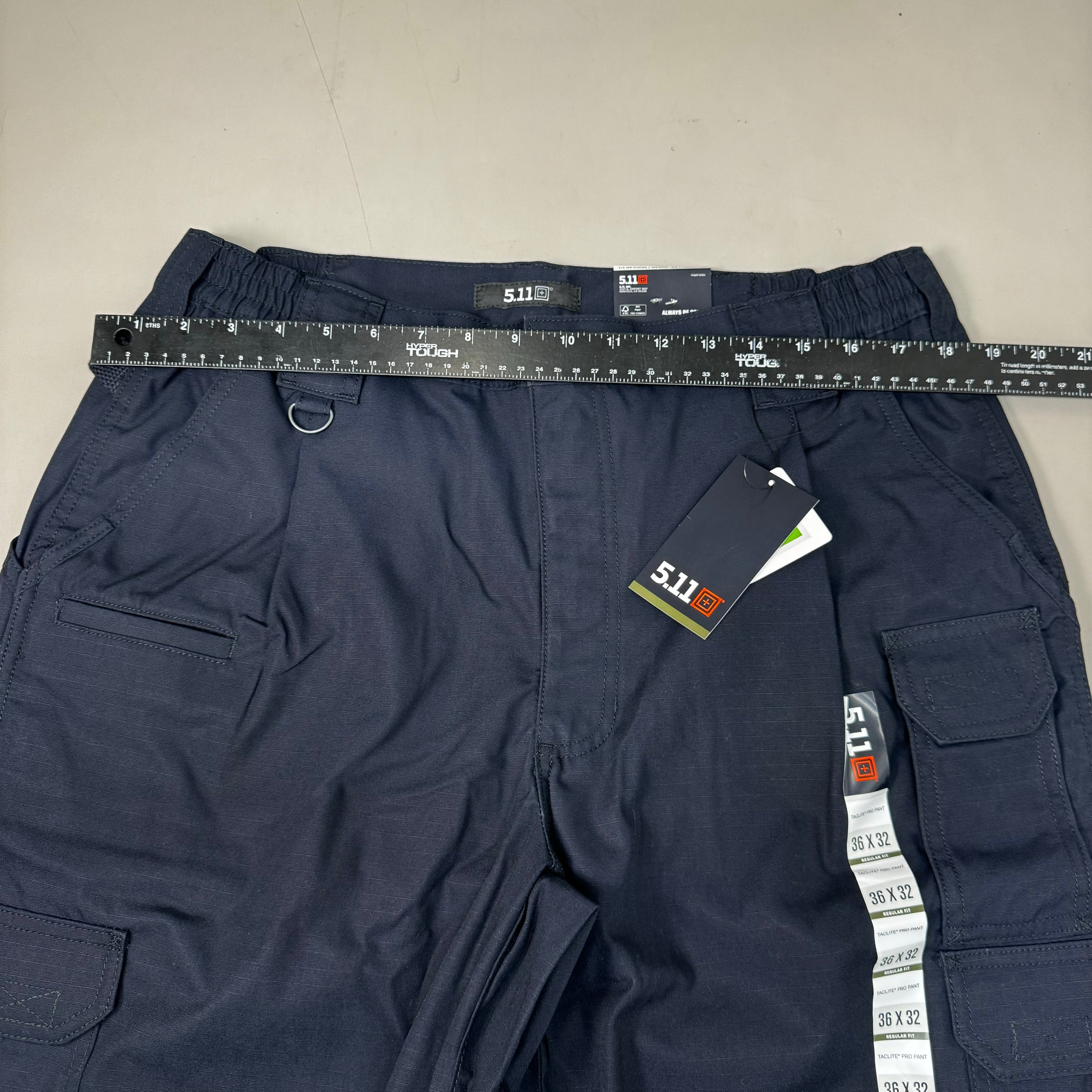 5.11 TACTICAL Men's Tactlite Pro Ripstop Pant Sz- 36"W x 32"I Dark navy 74273