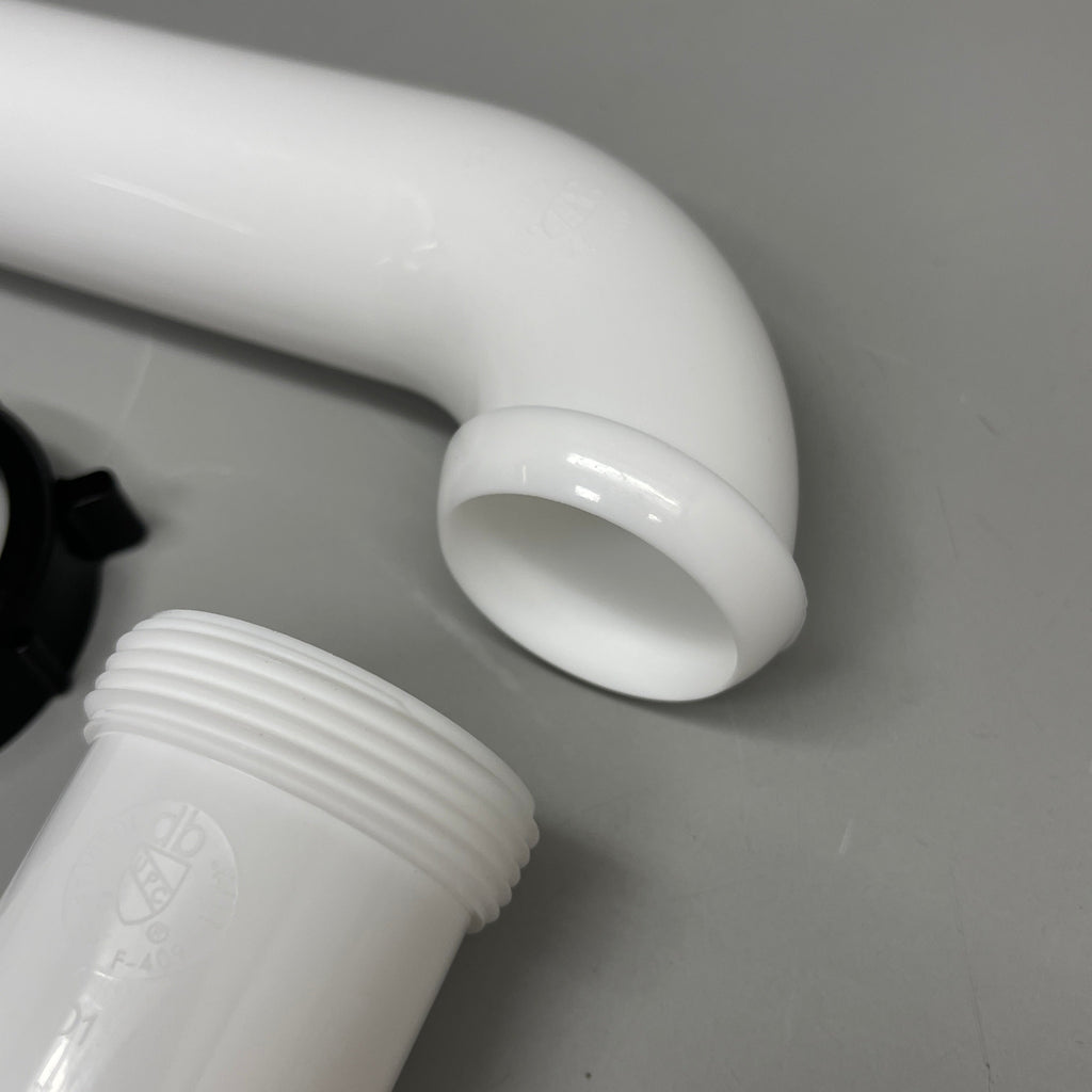 DB DEARBORN 1-1/2” P-Trap w/ Threaded ABS Adapter White P9704AB
