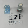 WSM Fuel Pump For Universal 12V 72 GPH 5.75 PSI 6" x 3.5" Silver 600-101