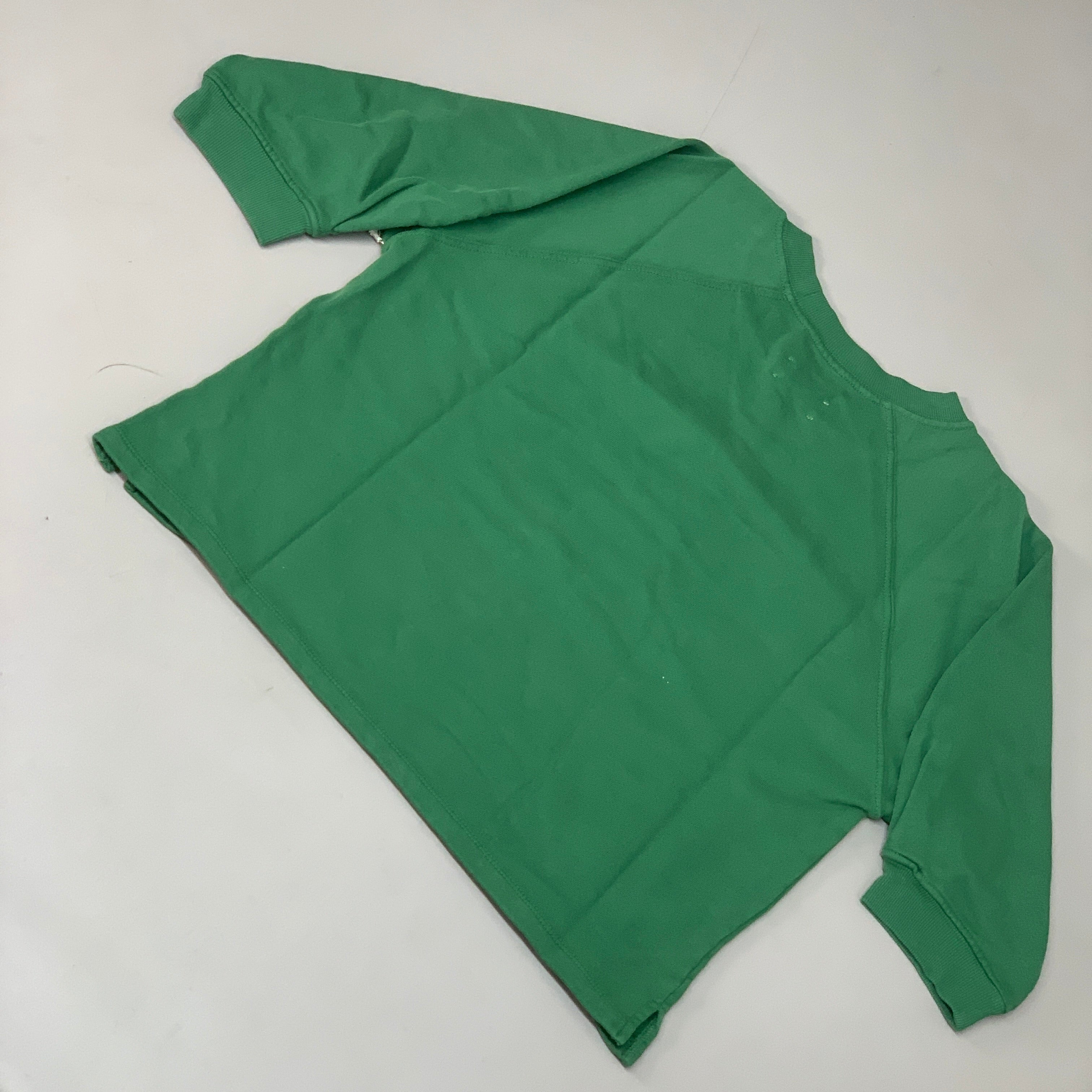 ETICA Fleur Raglan Sweat Top W/ Pintuck Sleeve Juniper Size Medium EW174412