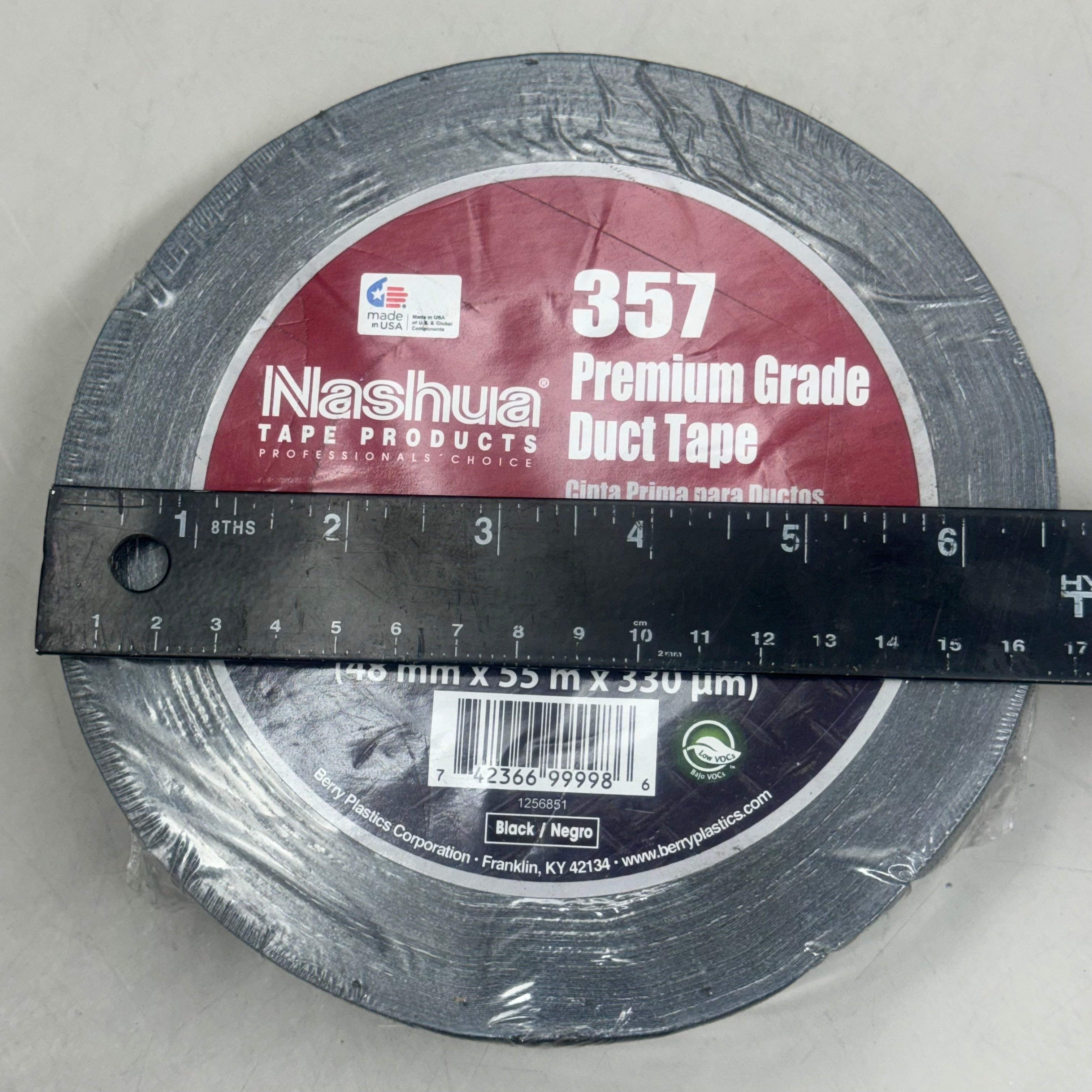 NASHUA BERRY (2 PACK) Premium Grade Duct Tape 357 1198682 1.89"x60ydx13mil