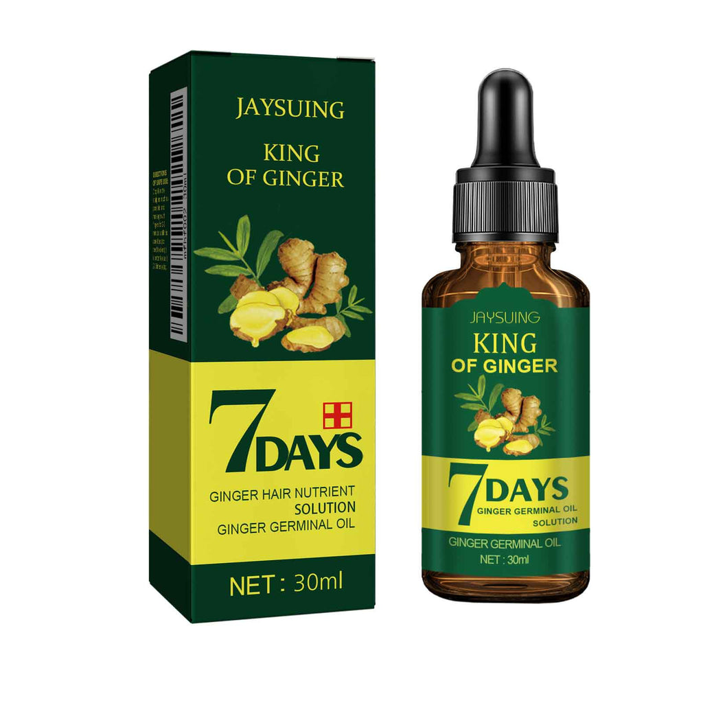 Ginger Hair Care Essential Oil Refreshing And Nourishing Scalp Follicles And Strengthening Hair Nutrition Solution