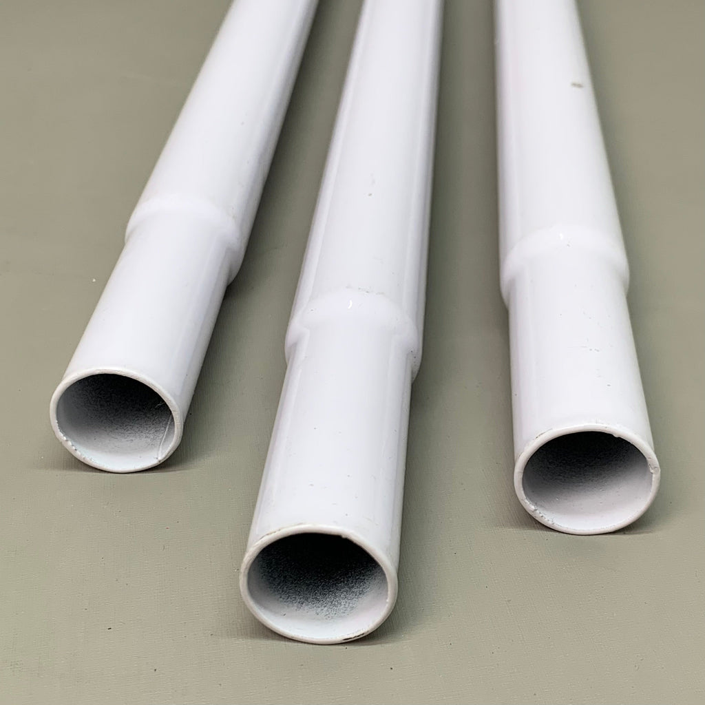 BEST WHOLESALE (3 PACK!) Display Poles White 23.5"