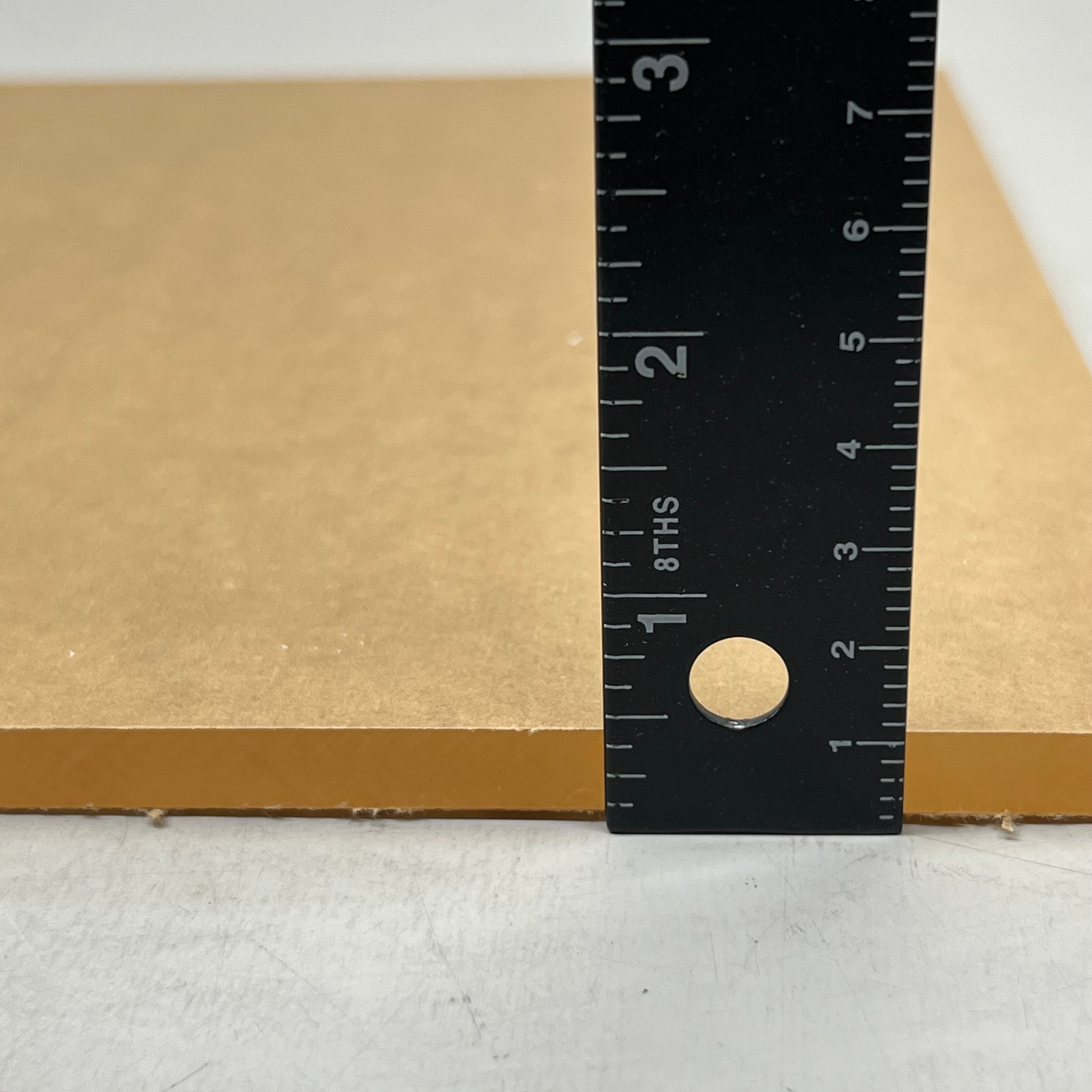Clear Plexiglass Acrylic Plastic Piece 2PK! .354 X 12" X 12" Paper Masked FA-62358210