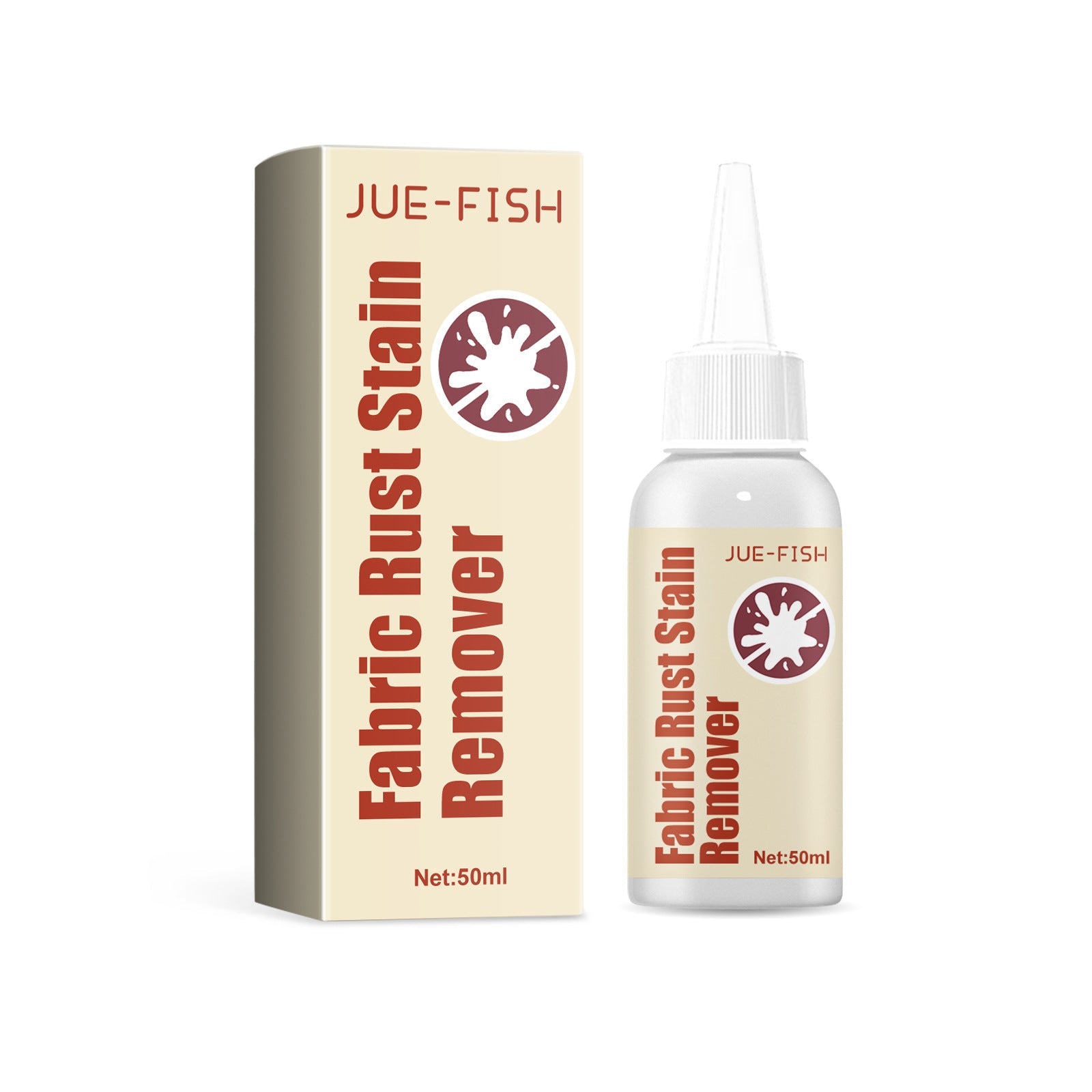 Fabric Rust Stain Remover, Clothes Decontamination Mild Cleaning Agent For Stubborn Oil Stains And Yellow Mildew Spots