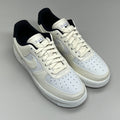 NIKE Air Force 1 07' LX Leather Sz Women's 9 Sail/Coconut Milk-Black DZ2708 101
