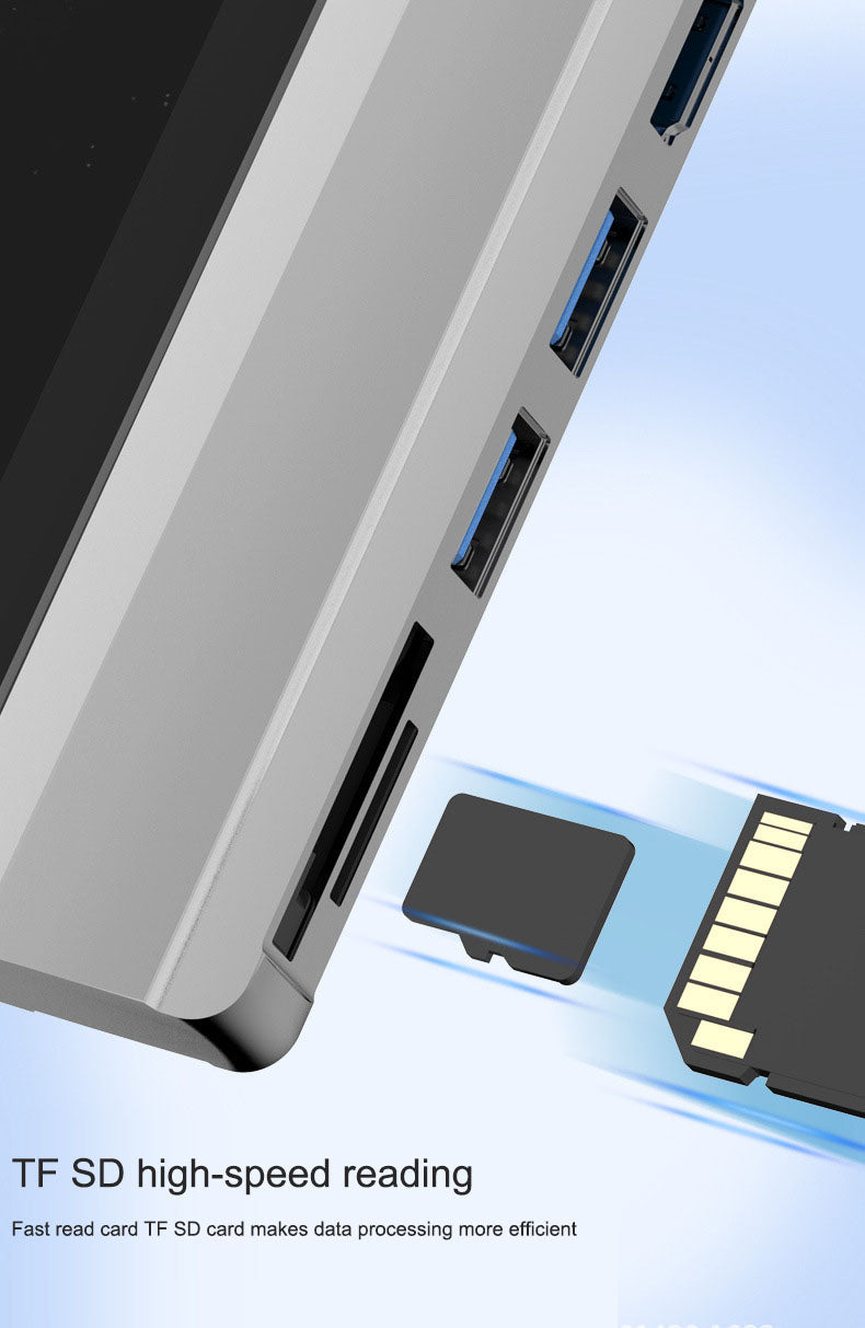 Suitable for Surface Pro 4/5/6 docking station USB to HDMI same screen card reader expansion hub