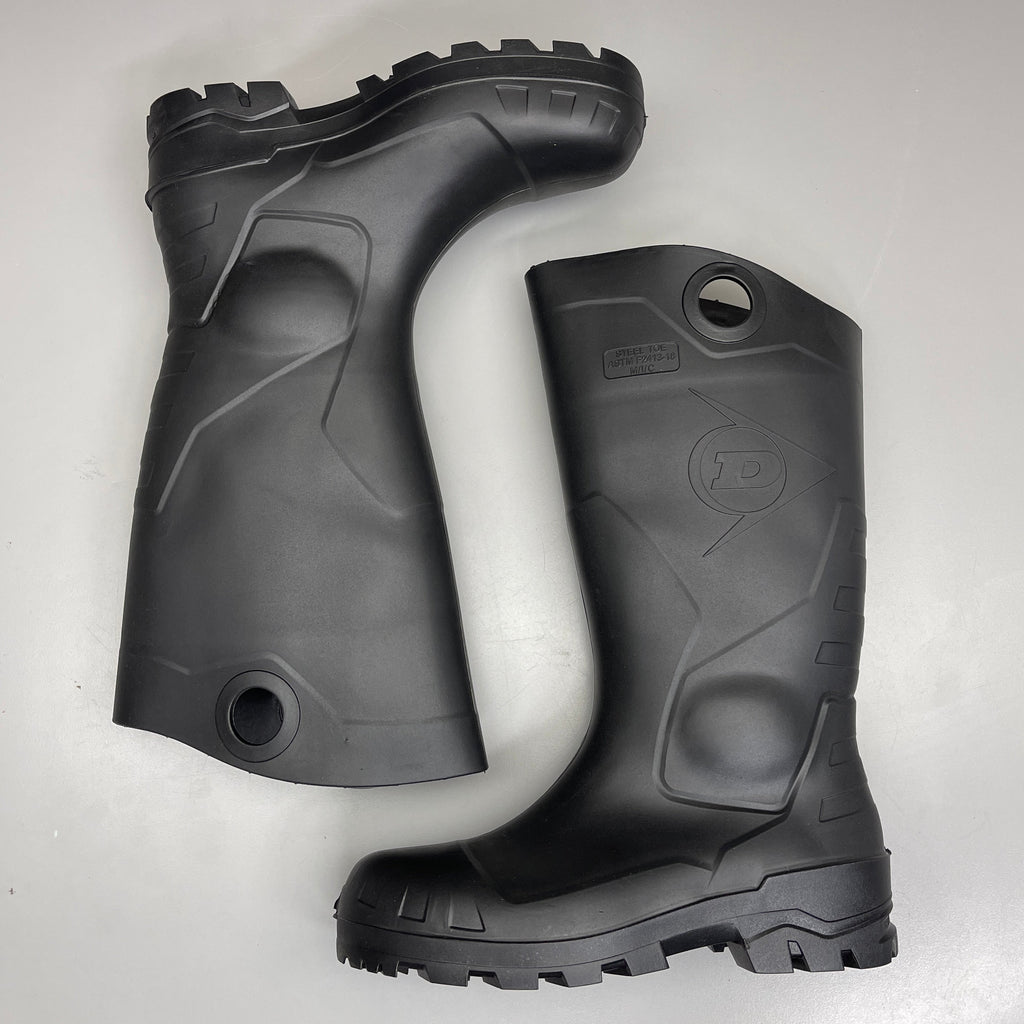 DUNLOP Steel Toe Safety Boots Waterproof Black Sz M 3 W 5 #86776