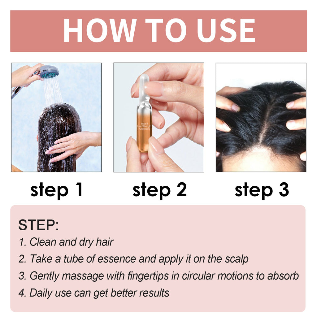 Hair Care Ampere Thick, Strong, Nutritious, Soft And Restorative Scalp Hair Root Massage Solution