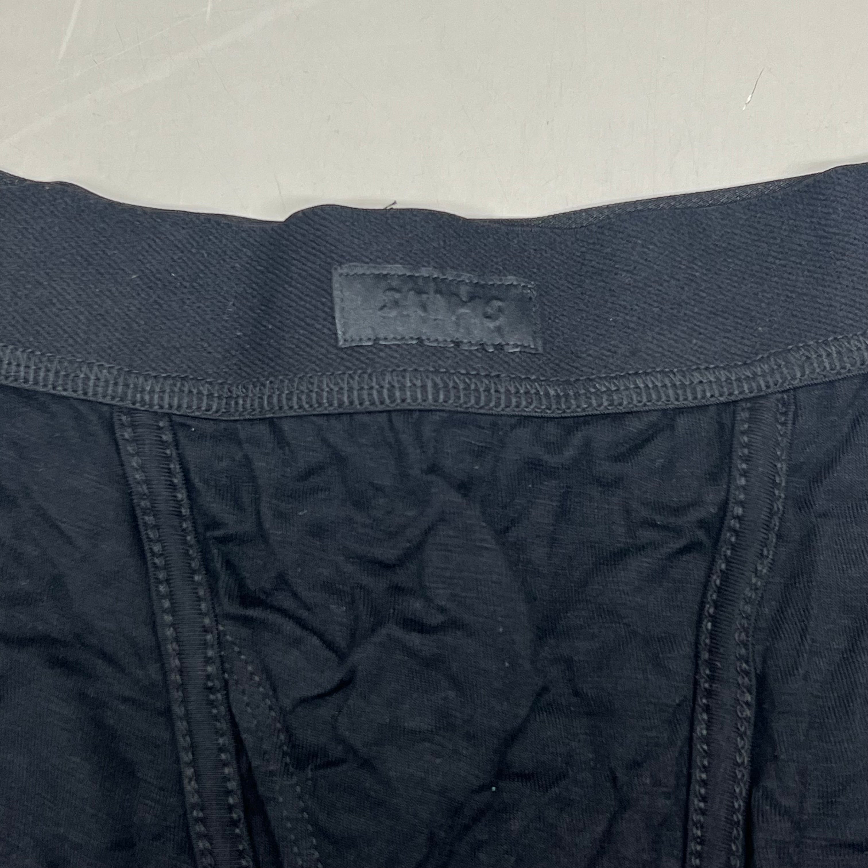 SKIMS Buttery Soft Silky Loungewear Sleepwear Boxer Womens Sz S Onyx AP-SHO-1159