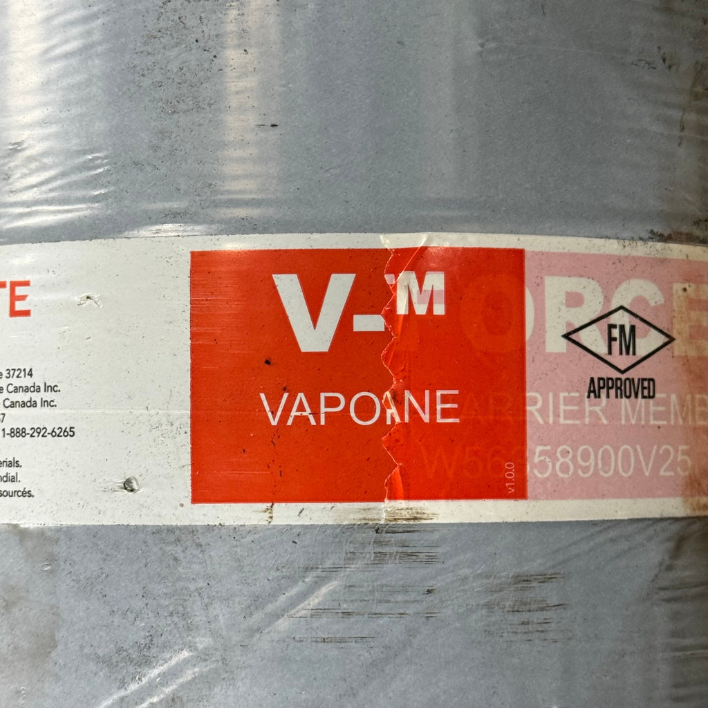 ELEVATE V-Force Vapor Barrier Membrane W56358900V25 133"Lx45”W Raincoat Material Black