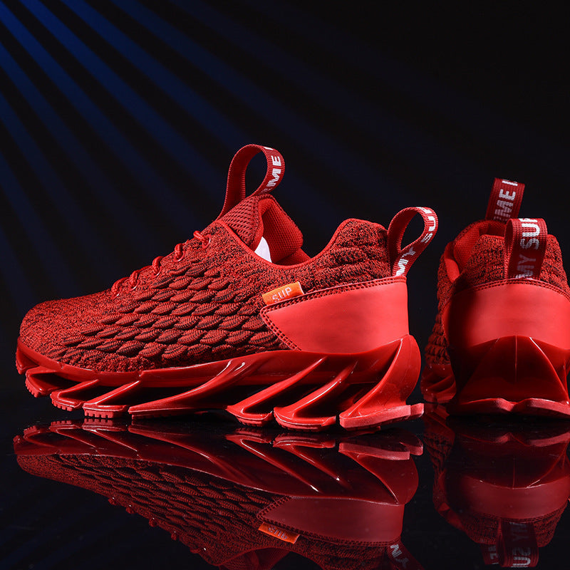 Mens Modern Sneakers Breathable Running Shoes Outdoor Sport Casual Couples Gym Mens Lightweight Unique Design Bottom Breathable Tennis Sport Sneakers