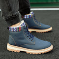 Business Soft Mens Boots Winter Shoes Waterproof Snow Boots With Warm Plush Winter Footwear Casual Boots Winter Hiking Boots Lining Outdoor Anti Slip Outdoor Sport Shoes