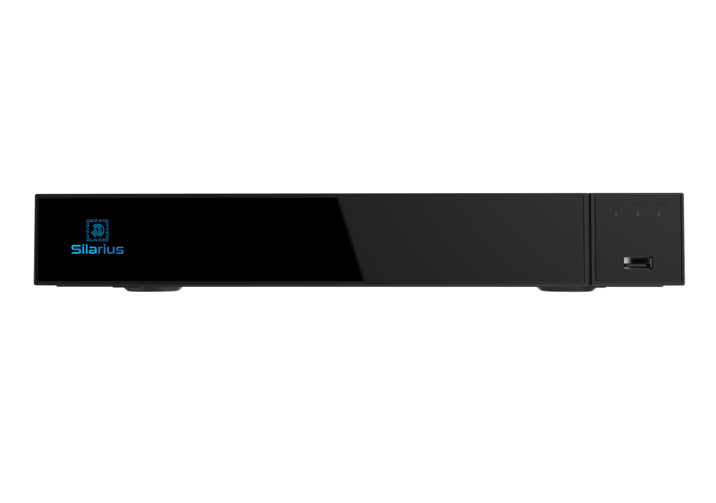 Silarius Pro Series SIL-NVR16CHPOE8 25CH total, 16-Channels 4K POE NVR Gigabit, NVR, 8TB HDD