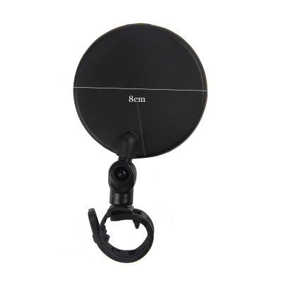 1PC Bicycle Rearview Wide Angle Handlebar Mirrors Flexible Rotate Cycling Rear View Bike Mirror Adjustable 360 Degree Rotatable Rearview Bicycle Mirrors Shockproof Wide Angle Safety Mirror For Most Mountain Road Bike
