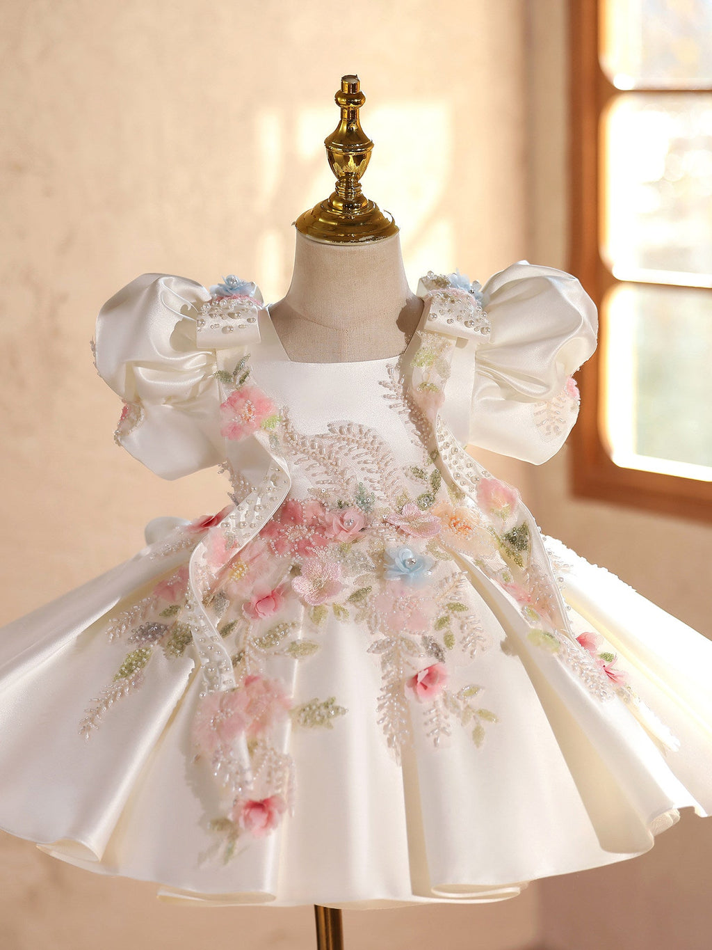 High-end Flower Girl Wedding Puffy Dresssweet And Adorable For Little
