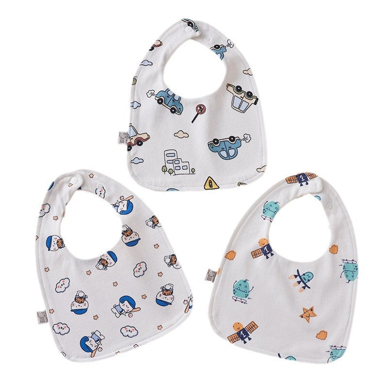 Babys Pure Cotton U-shaped Bib Waterproof Baby Bib