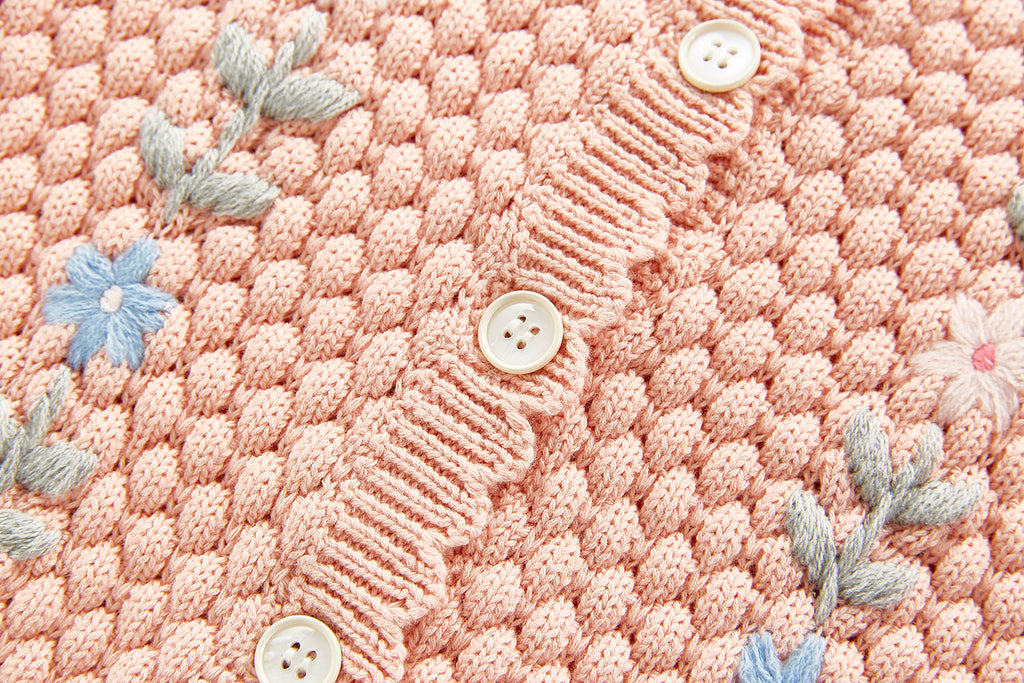 Hand-embroidered Jacket Top All-match Cardigan