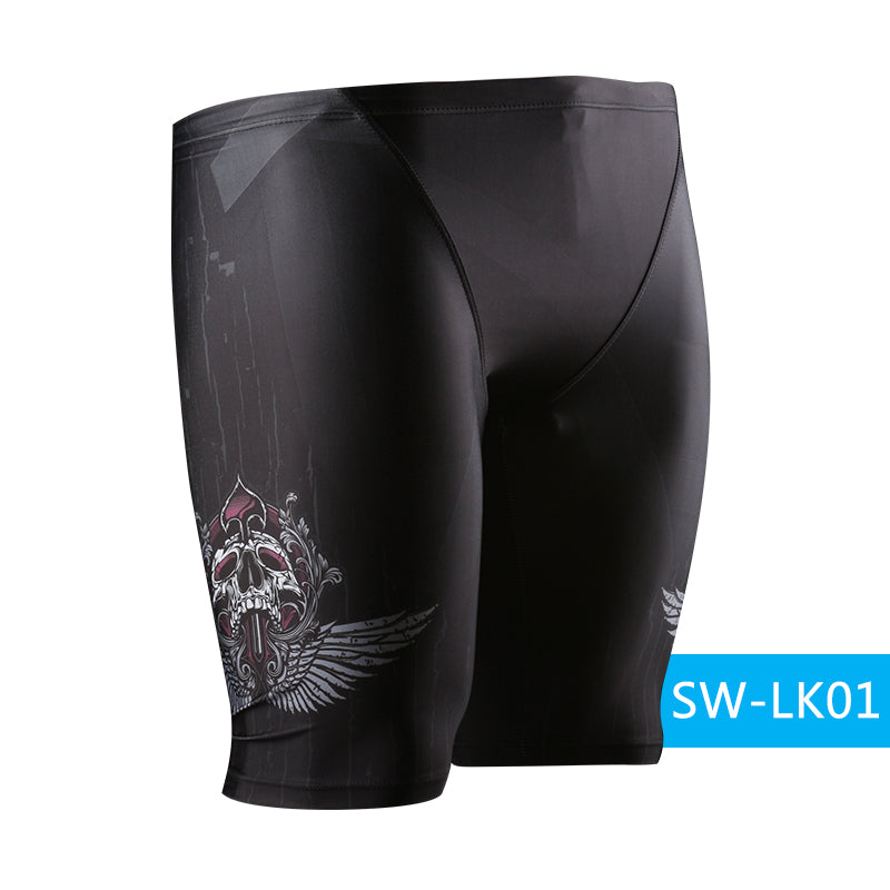 Men's Professional Swimsuit Five-point Pants Plus Size Boxer