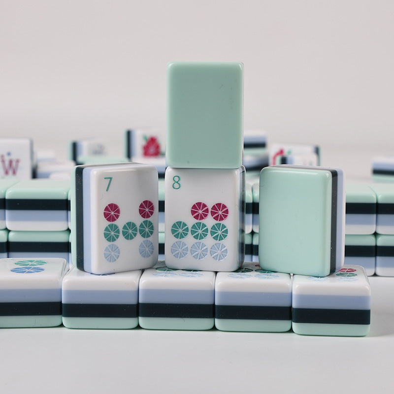 Acrylic Hand-rubbed American Mahjong Four-layer Color-matched Small American-style Tiles