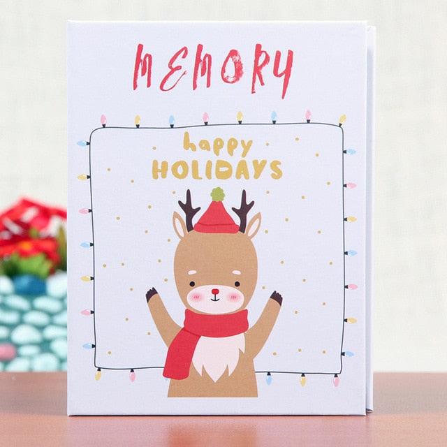 5inch 13.5*9.5cm Photo Album Cartoon Cute Picture Storage Frame 100 Sheets Interleaf Type Memo Scrapbook Paper Baby Family Scrapbook Albums  Creative Children Memory DIY Book Gift