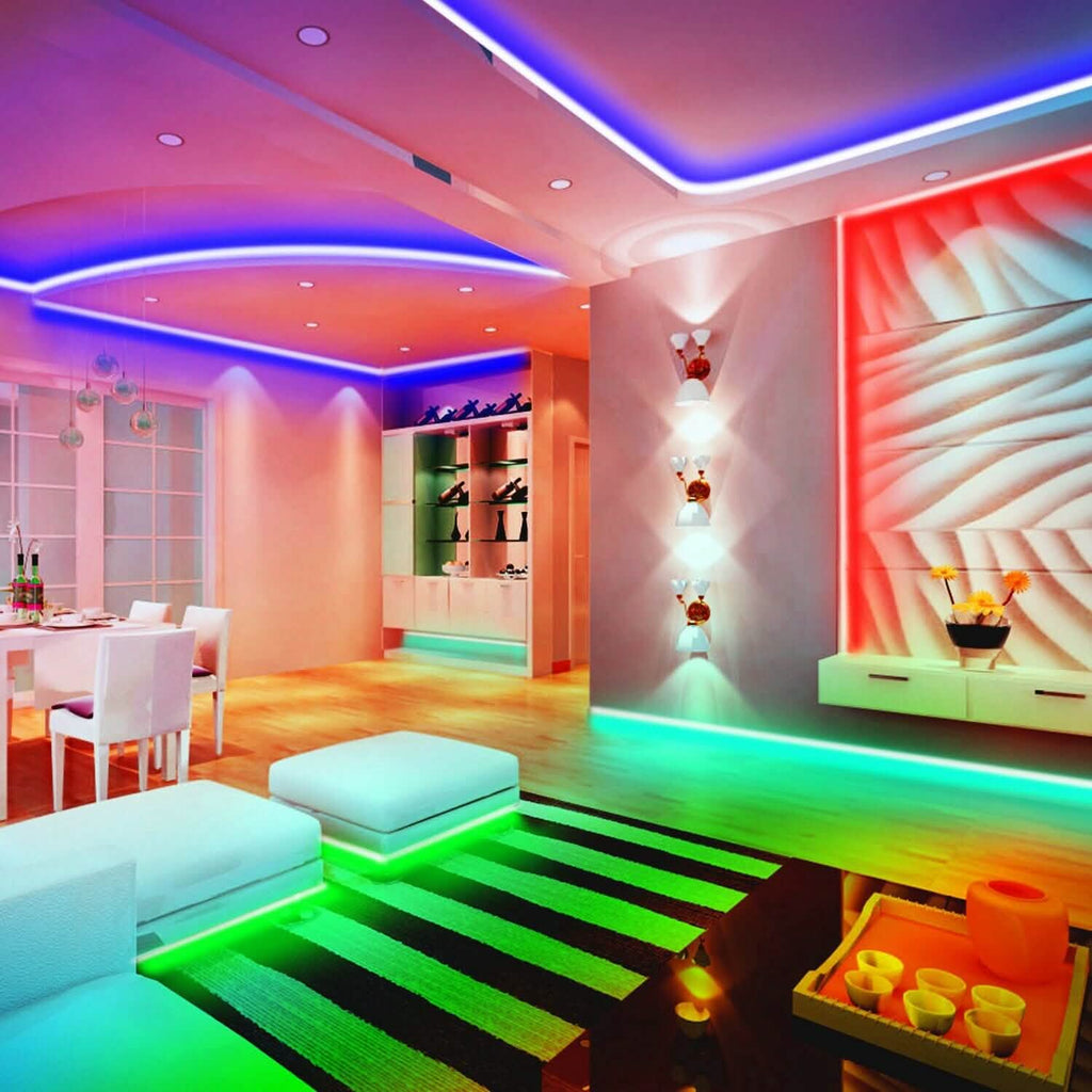 5M LED Strip Light 5050 SMD RGB Waterproof Smart WIFI IR APP Controller