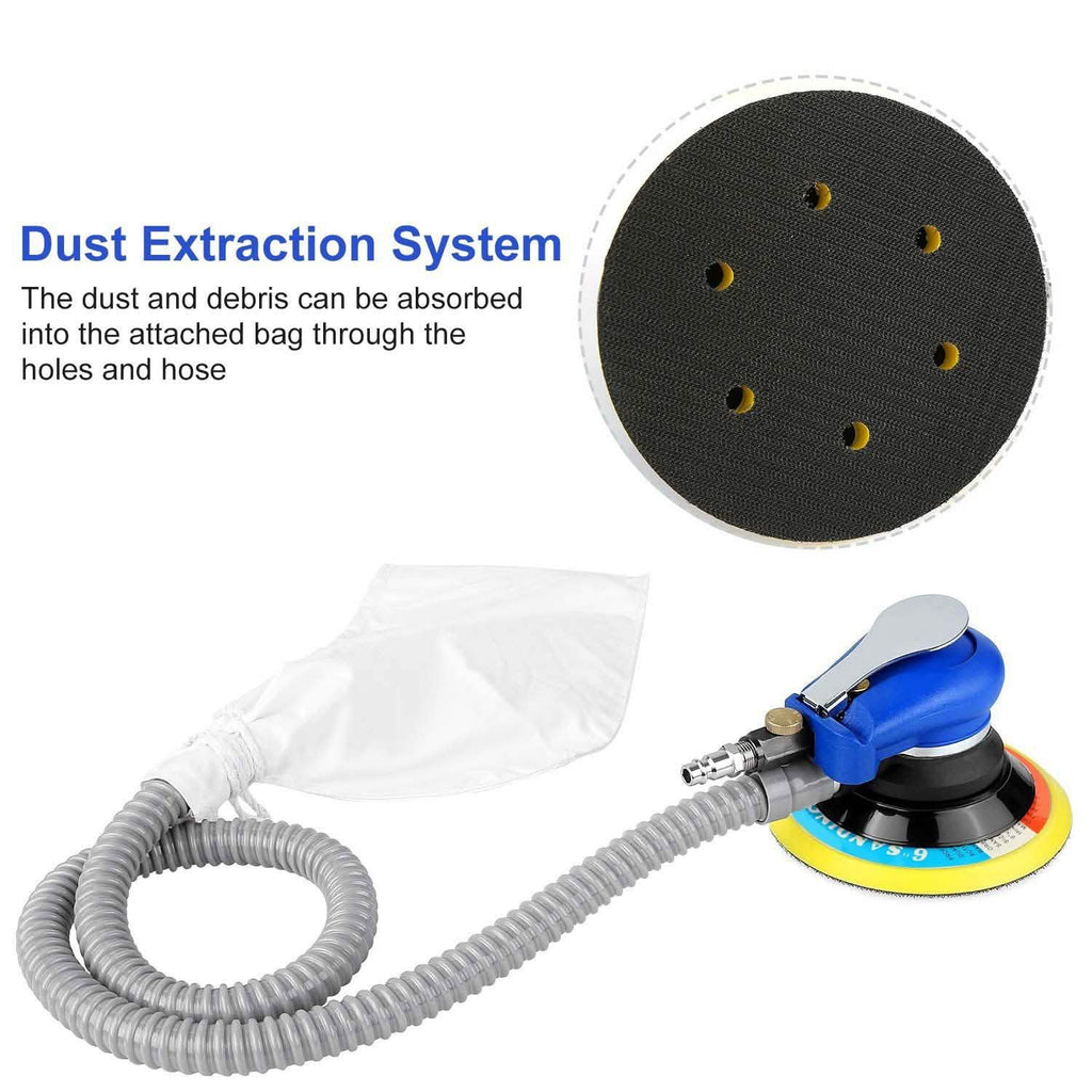 6" Air Random Orbital Sander Pneumatic