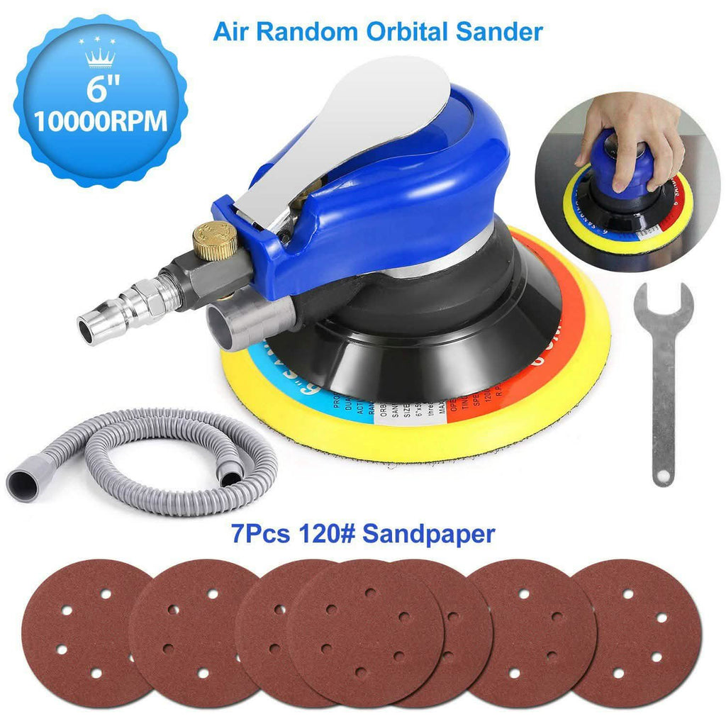 6" Air Random Orbital Sander Pneumatic