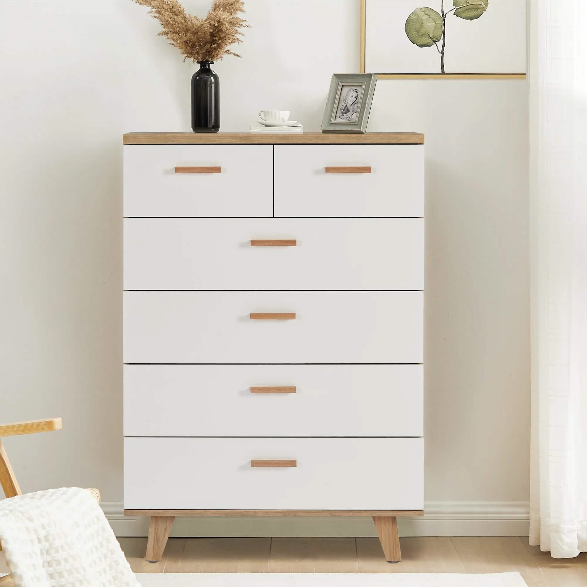 6 Drawer Dresser with Handle