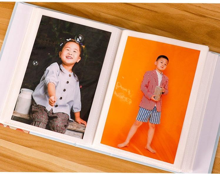 6 Inch Photo Album 100 Pockets Picture Storage Scrapbooking Sticker Case Cartoon Photo Album Book Frame for Children Gift House Decoration DIY Memorable Gifts For Loved Ones