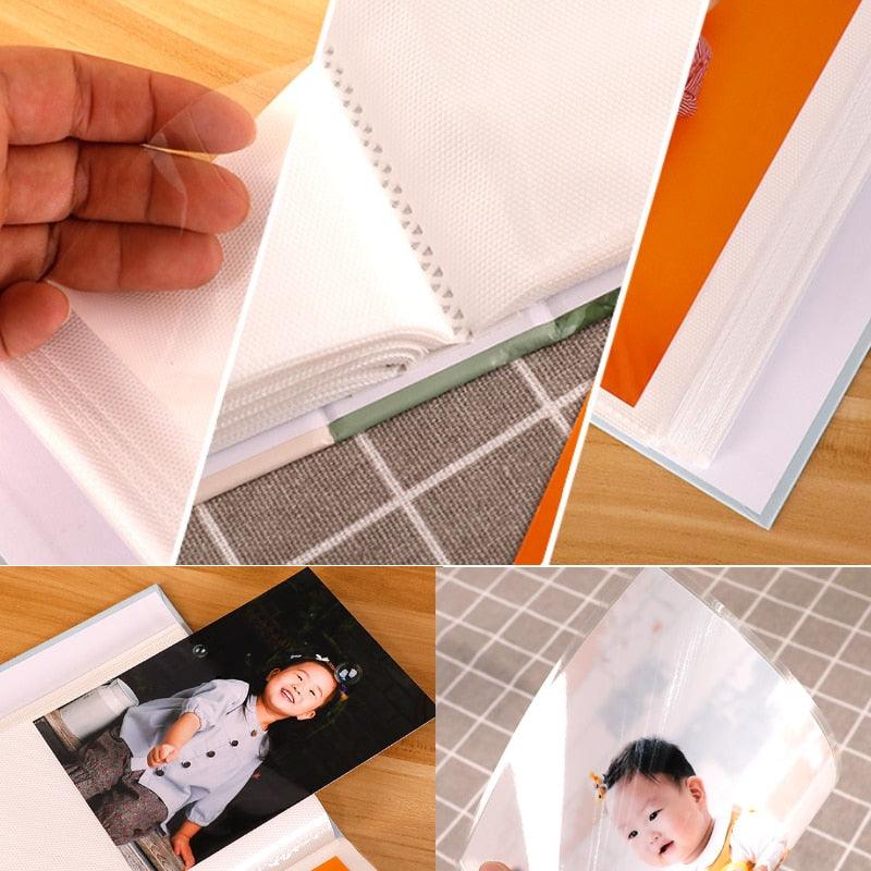 6 Inch Photo Album 100 Pockets Picture Storage Scrapbooking Sticker Case Cartoon Photo Album Book Frame for Children Gift House Decoration DIY Memorable Gifts For Loved Ones
