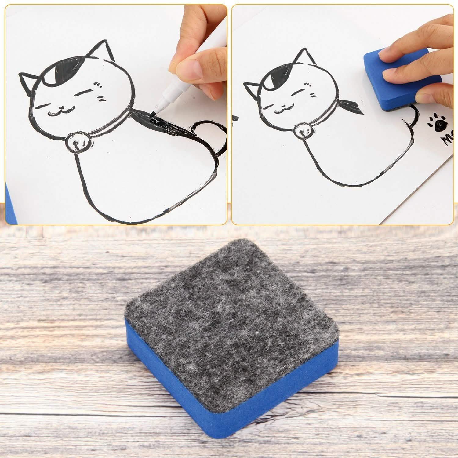 6 Kits Whiteboard Pen Clips Dry Erase Writing Drawing Board