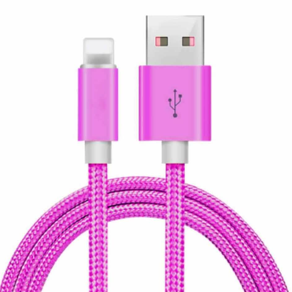 6-Pack: 10-Foot Braided Heavy-Duty Lightning Cables for Apple Devices