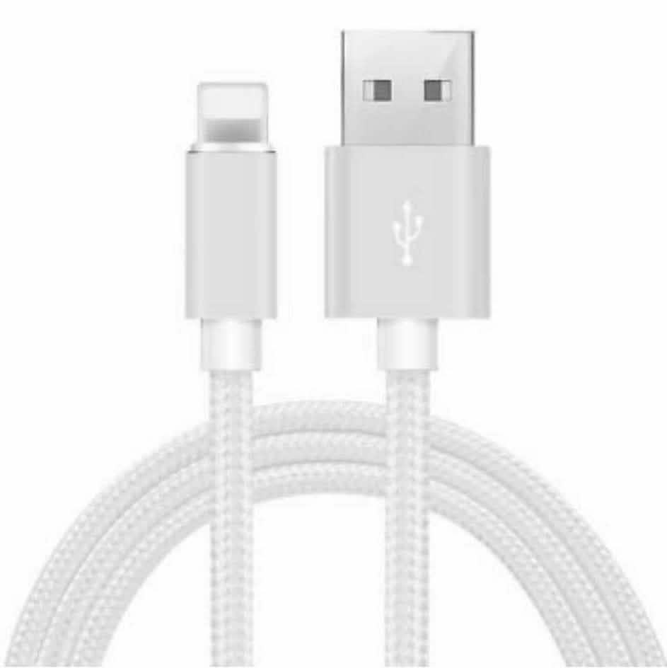 6-Pack: 10-Foot Braided Heavy-Duty Lightning Cables for Apple Devices
