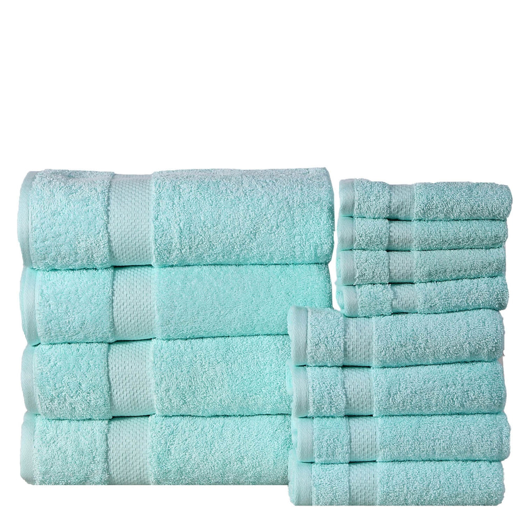 6-Pack: 100% Cotton Towel Set - Assorted Colors