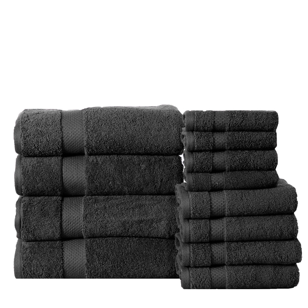 6-Pack: 100% Cotton Towel Set - Assorted Colors