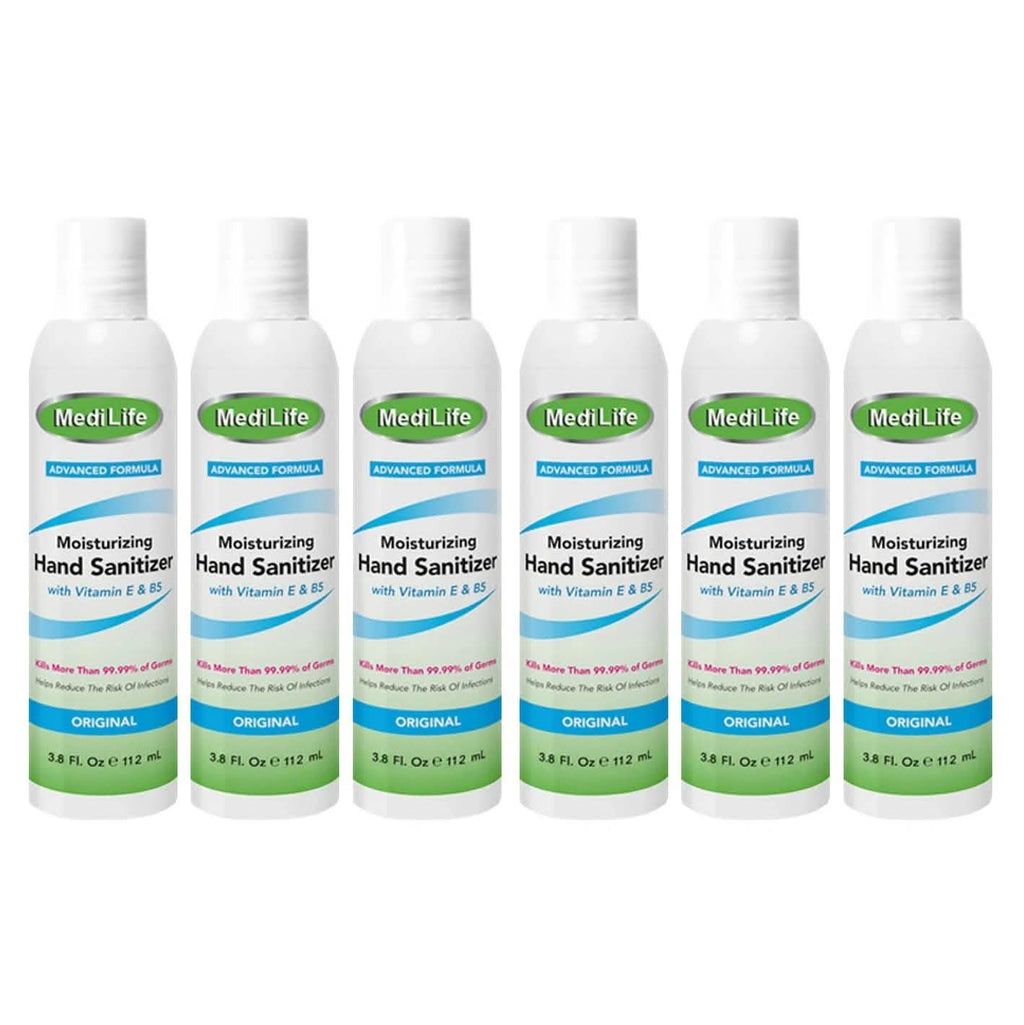 6-Pack: 3.8 Oz Anti Bacterial Hand Cleaner And Sanitizer