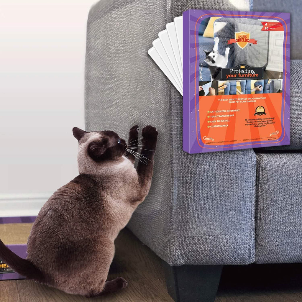 6-Pack: Amazing Shields Cat Scratch Deterrent