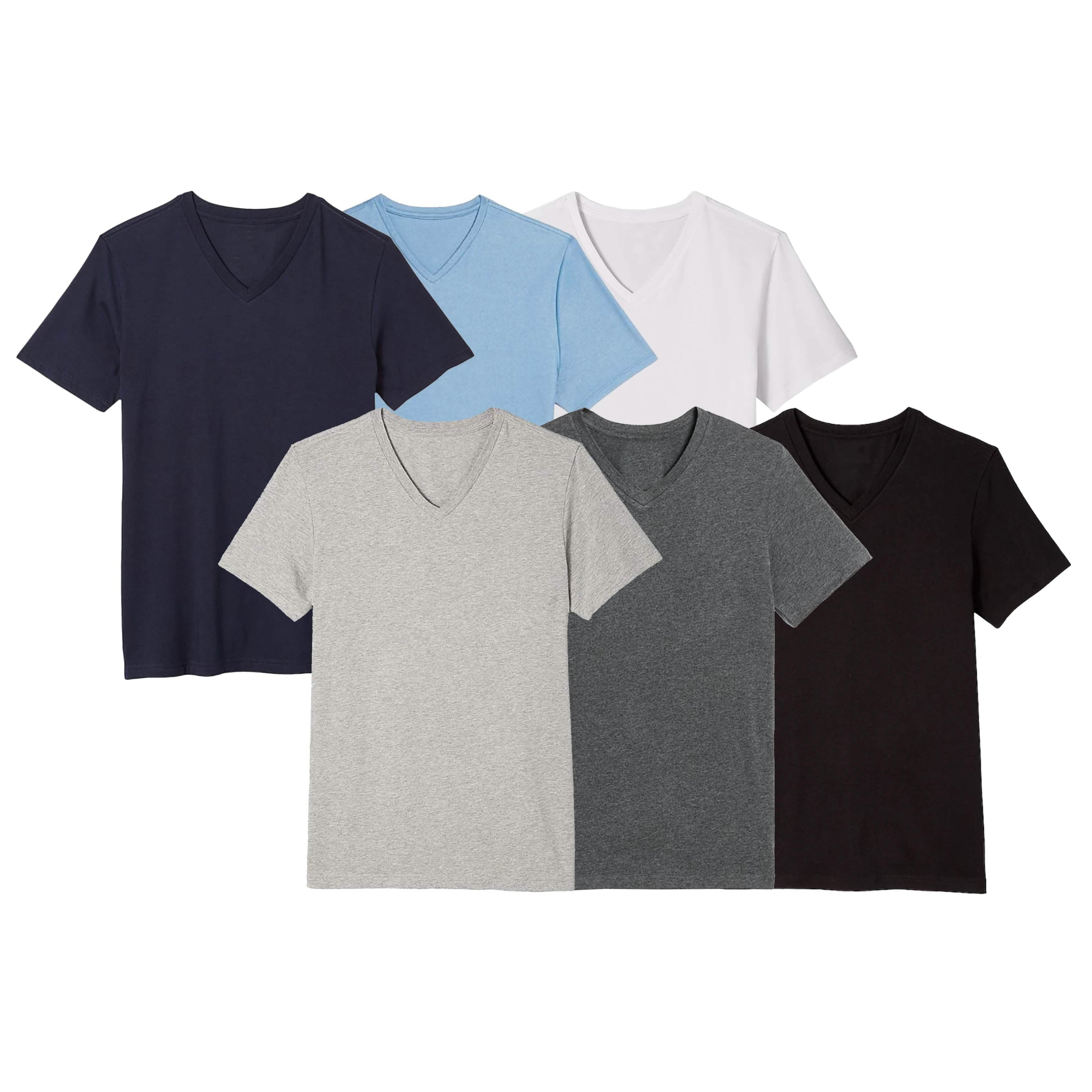 6-Pack: Boy's Assorted S/S V-Neck Tees